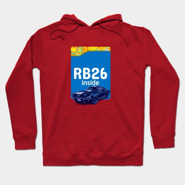 RB26 inside Hoodie by MOTOSHIFT